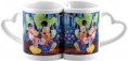 Caneca de porcelana dupla